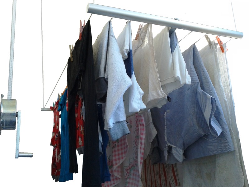 Tendedero colgante de techo Ábaco para secar ropa  Venta, instalación y  service de tendederos de ropa